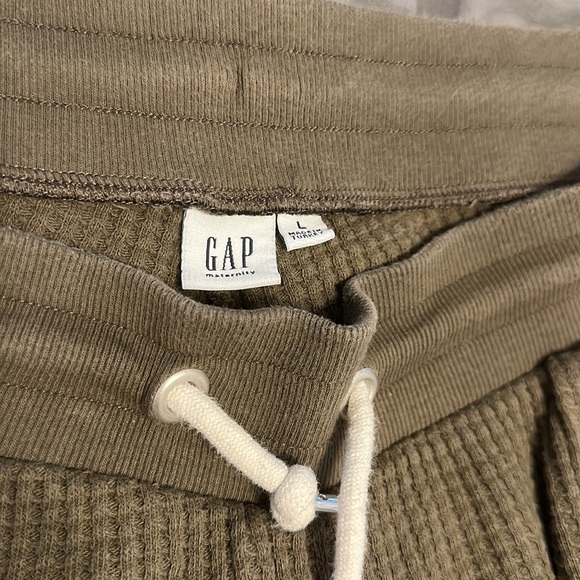 Maternity waffle jogger pants - Picture 3 of 3